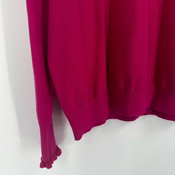Boden Pink Ruffle Trim Sweater - Picture 10 of 10